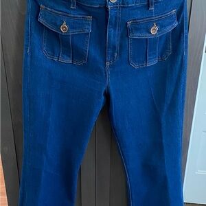 LOFT Deep Blue Flare Jeans